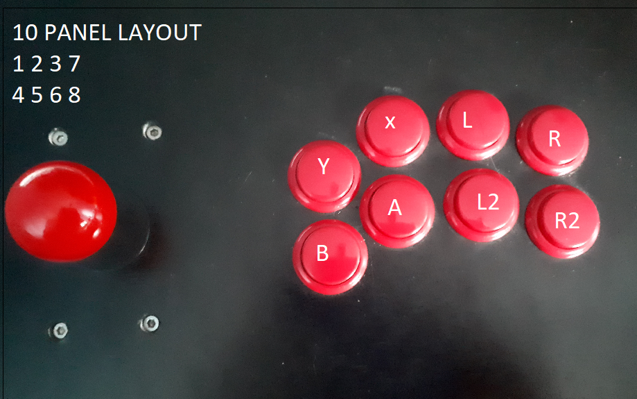 8-button mapping for arcade controls