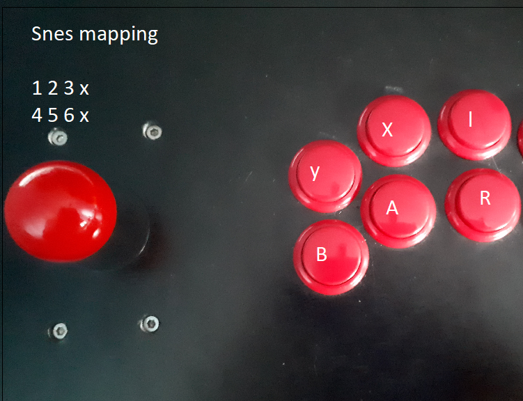 6-button mapping for arcade controls
