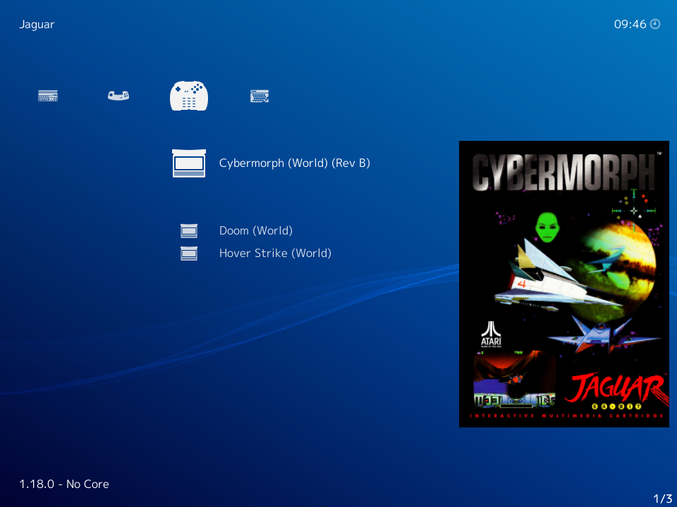 XMB with 'Boxart' thumbnails enabled